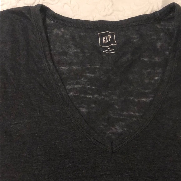 Tops Linen Gap Tee Poshmark
